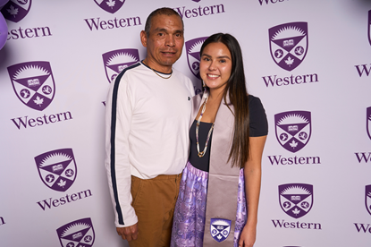 student and dad